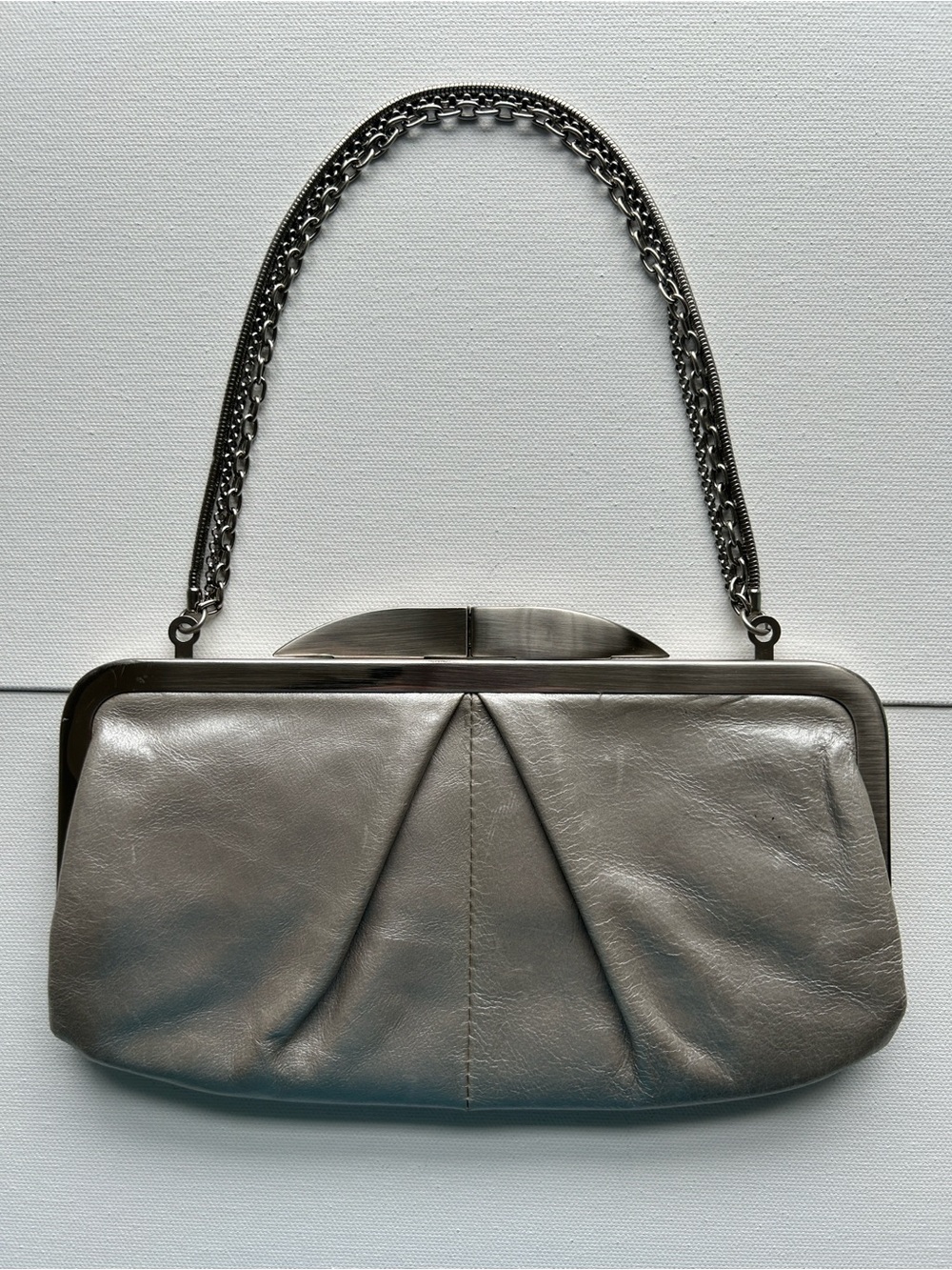 HOBO International Hayward Clutch in Silver